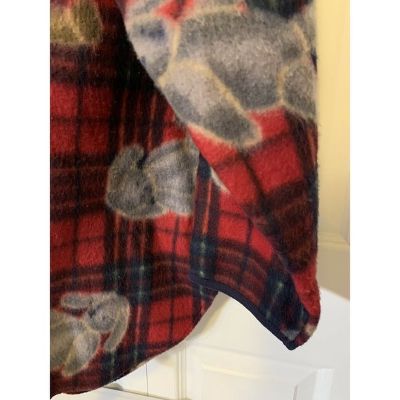 Partners Intimate Women's M Sleep Top Red Rabbit‎ Bear Button - Picture 5 of 6